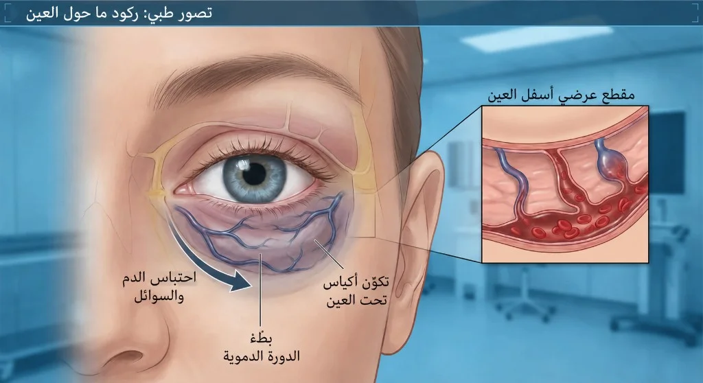 الآلية الحقيقية: ليش تحت عينك يبان تعبان حتى لو نمتي 8 ساعات؟